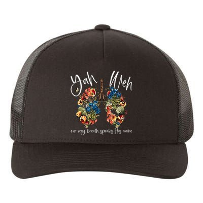 Our Very Breath Speaks His Name Yhwh Christian Religious Yupoong Adult 5-Panel Trucker Hat