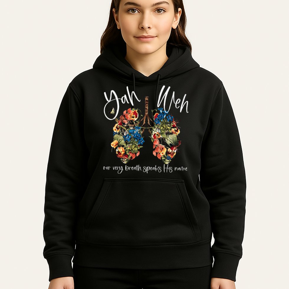Our Very Breath Speaks His Name Yhwh Christian Religious Hoodie