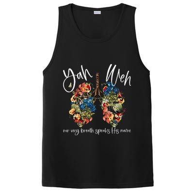 Our Very Breath Speaks His Name Yhwh Christian Religious PosiCharge Competitor Tank