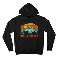 Oklahoma Vintage Bison Buffalo National Park America Souvenir Hoodie