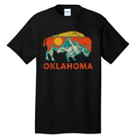 Oklahoma Vintage Bison Buffalo National Park America Souvenir Tall T-Shirt