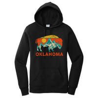 Oklahoma Vintage Bison Buffalo National Park America Souvenir Women's Pullover Hoodie