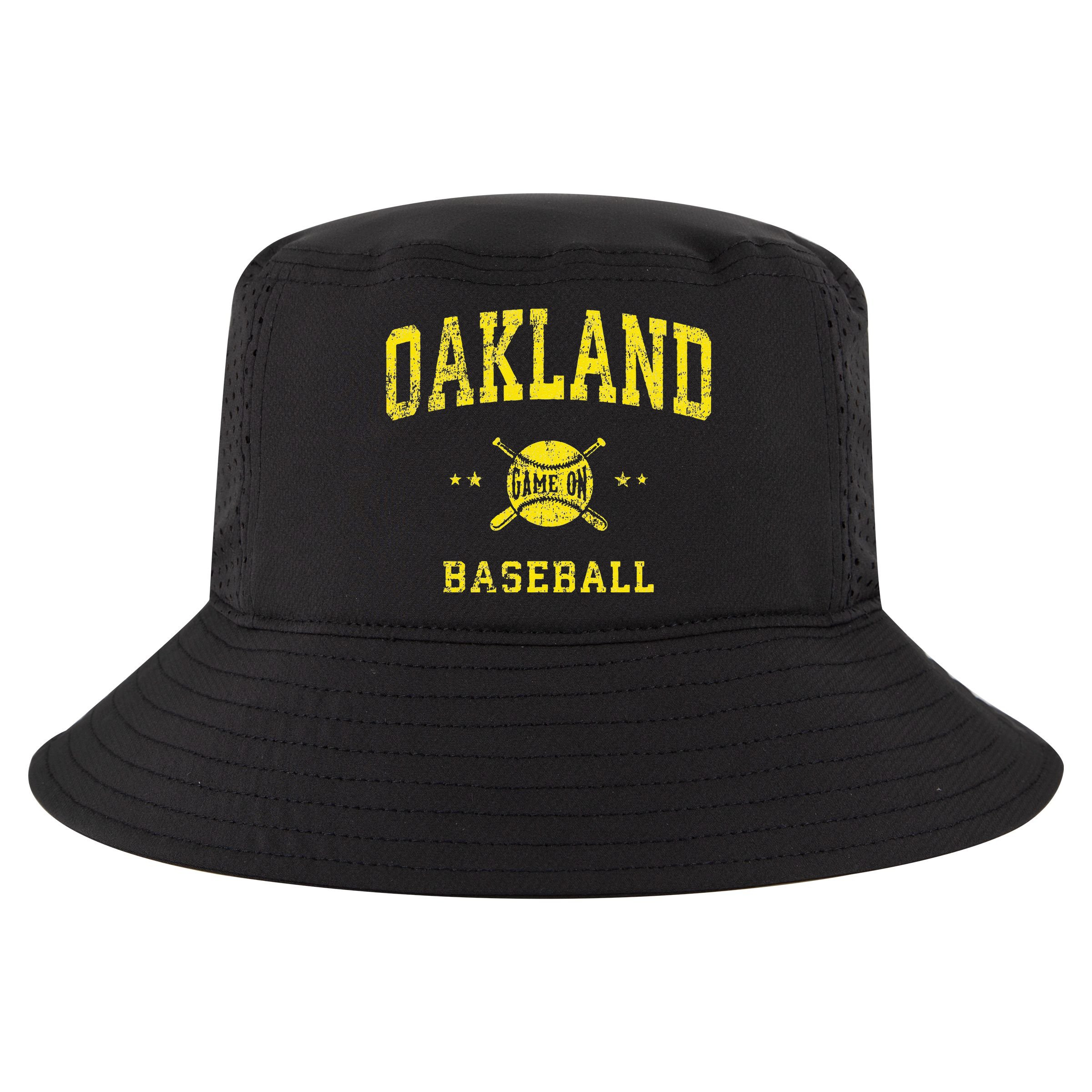 Oakland Vintage Baseball Throwback Retro Design Cool Comfort Performance Bucket Hat