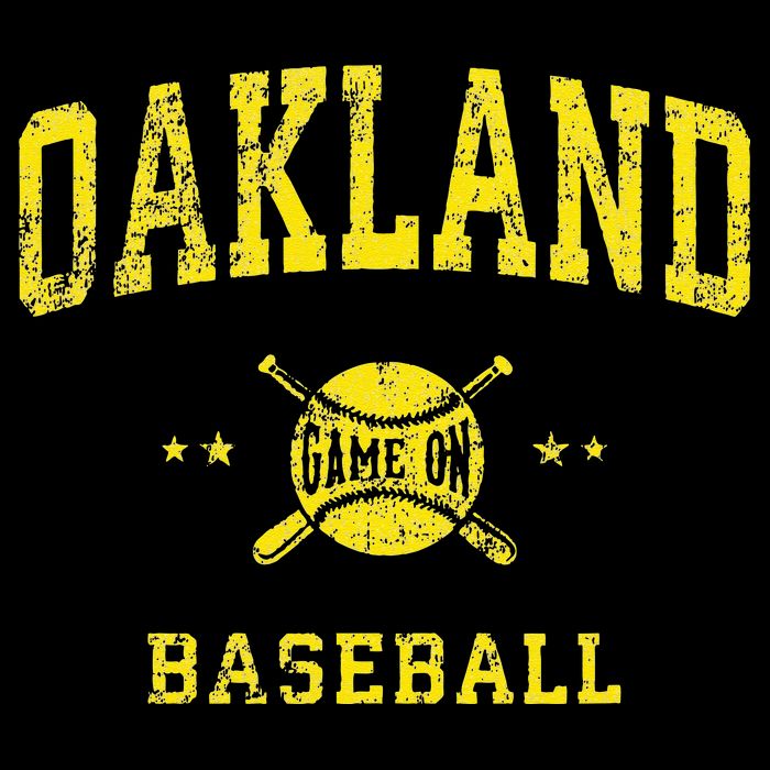 Oakland Vintage Baseball Throwback Retro Design Hoodie
