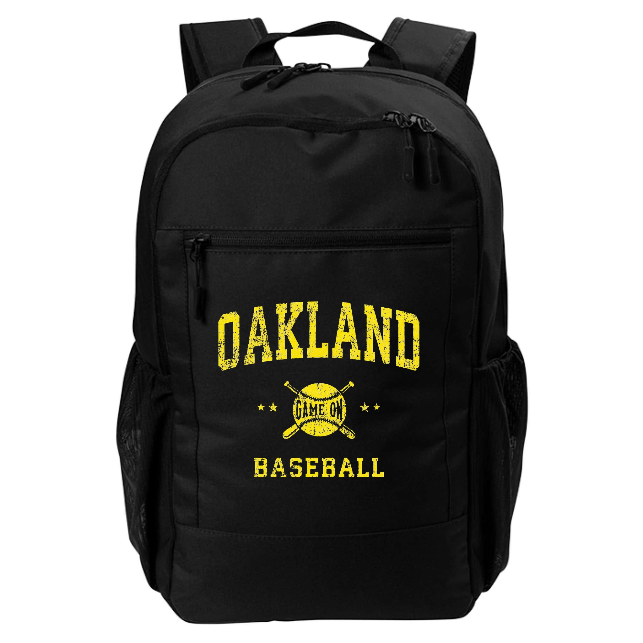 Oakland Vintage Baseball Throwback Retro Design Backpack