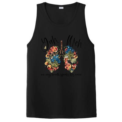 Our Very Breath Speaks His Name Yhwh Christian Religious Gift PosiCharge Competitor Tank