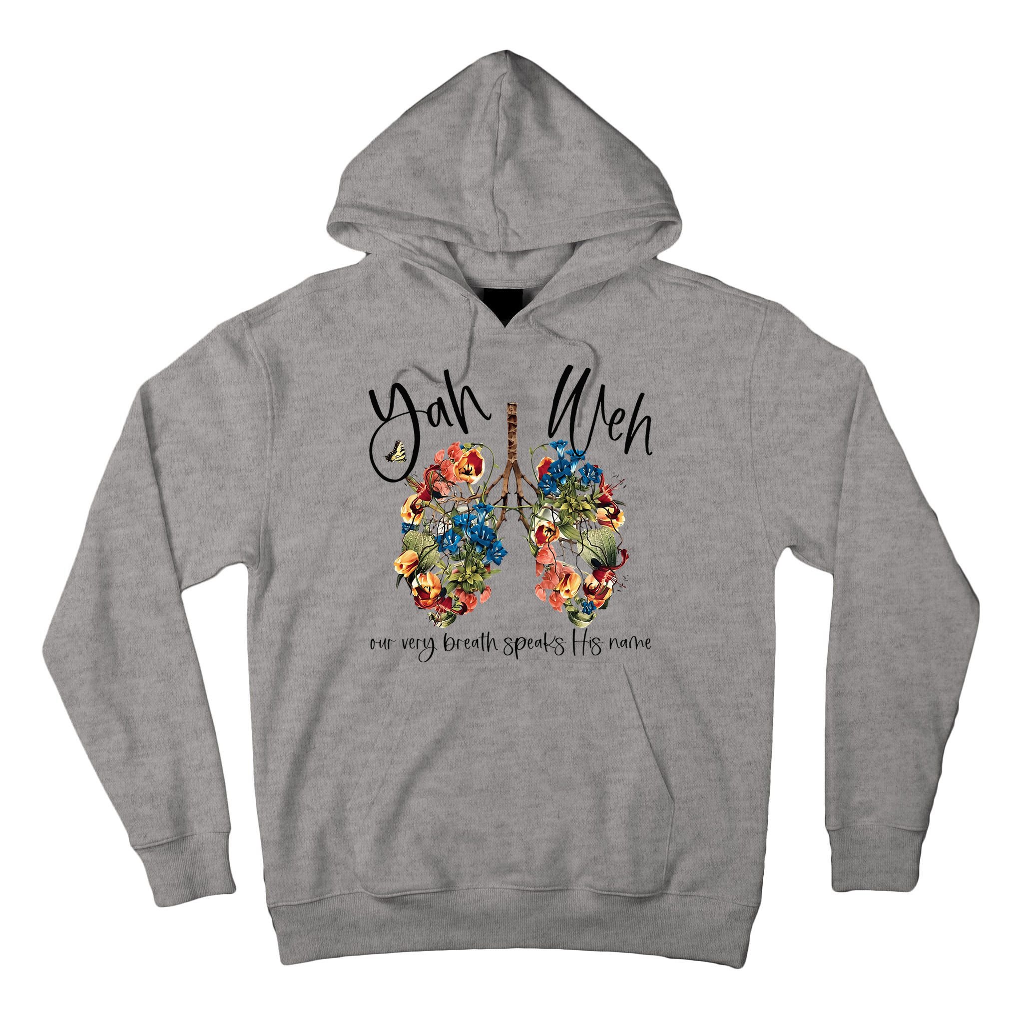 Our Very Breath Speaks His Name YHWH Christian Religious Tall Hoodie