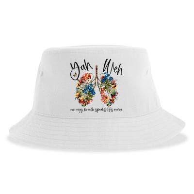 Our Very Breath Speaks His Name YHWH Christian Religious Sustainable Bucket Hat