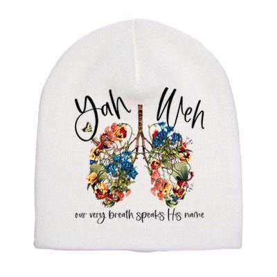 Our Very Breath Speaks His Name YHWH Christian Religious Short Acrylic Beanie
