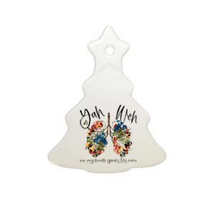 Our Very Breath Speaks His Name YHWH Christian Religious Ceramic Tree Ornament