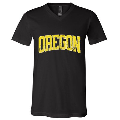 Oregon Vintage City V-Neck T-Shirt