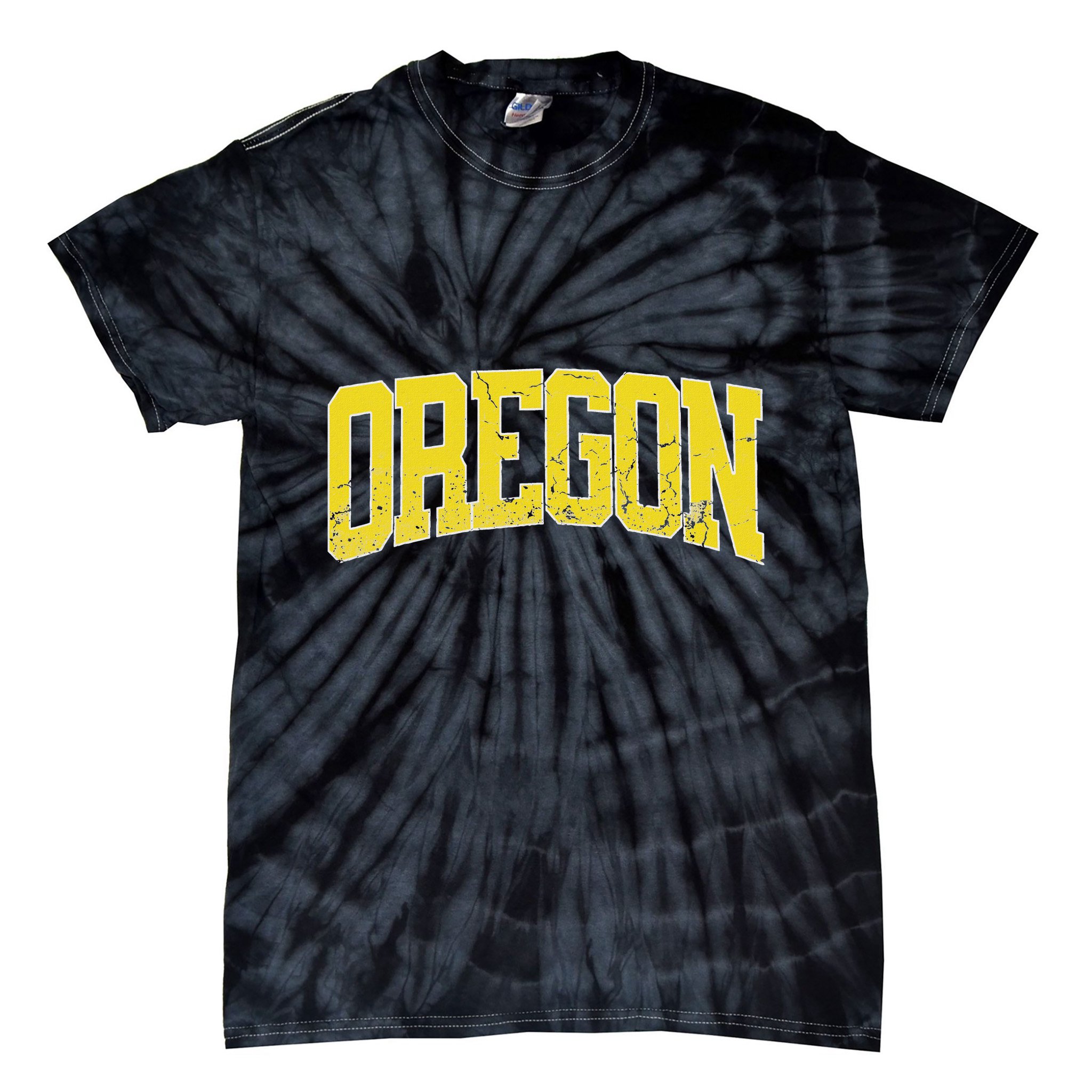Oregon Vintage City Tie-Dye T-Shirt
