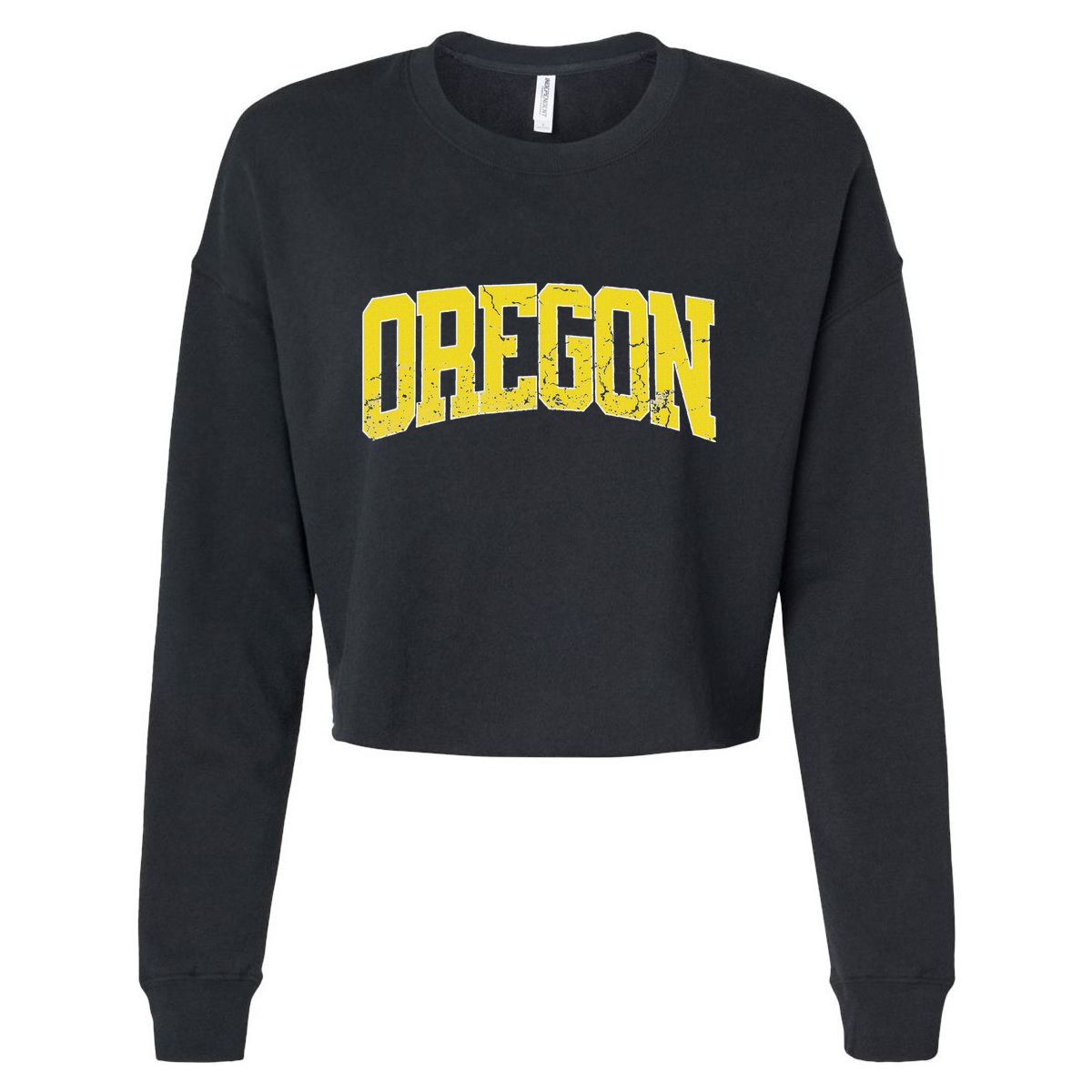 Oregon Vintage City Cropped Pullover Crew