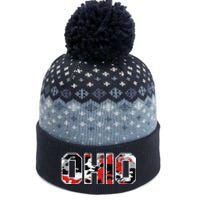 Ohio Vintage Camouflage The Baniff Cuffed Pom Beanie