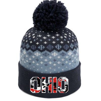 Ohio Vintage Camouflage The Baniff Cuffed Pom Beanie