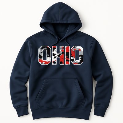 Ohio Vintage Camouflage Hoodie