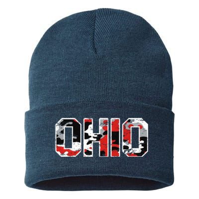 Ohio Vintage Camouflage Sustainable Knit Beanie