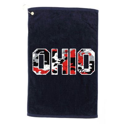 Ohio Vintage Camouflage Golf Towel