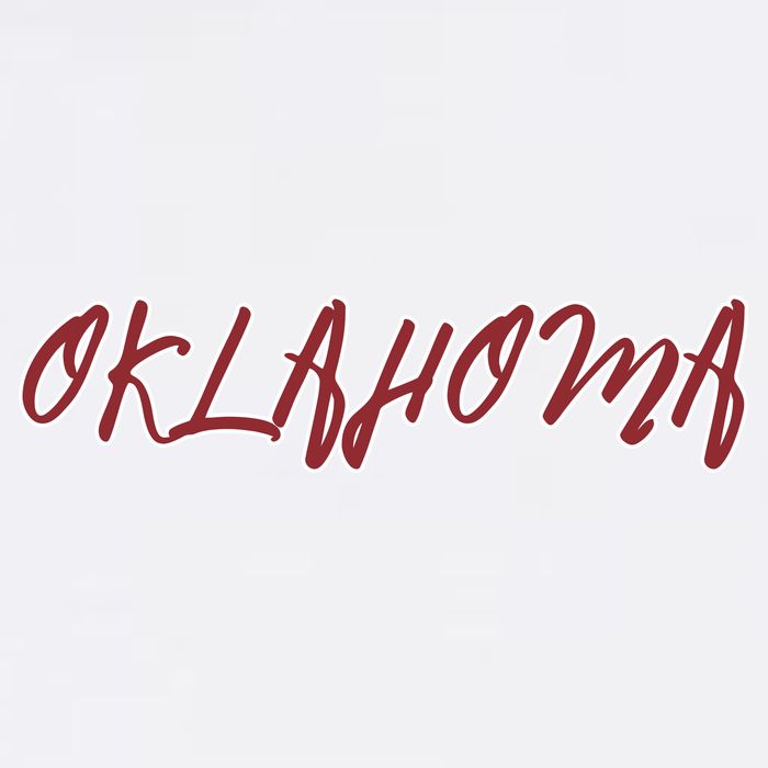Oklahoma Vintage Cursive College T-Shirt