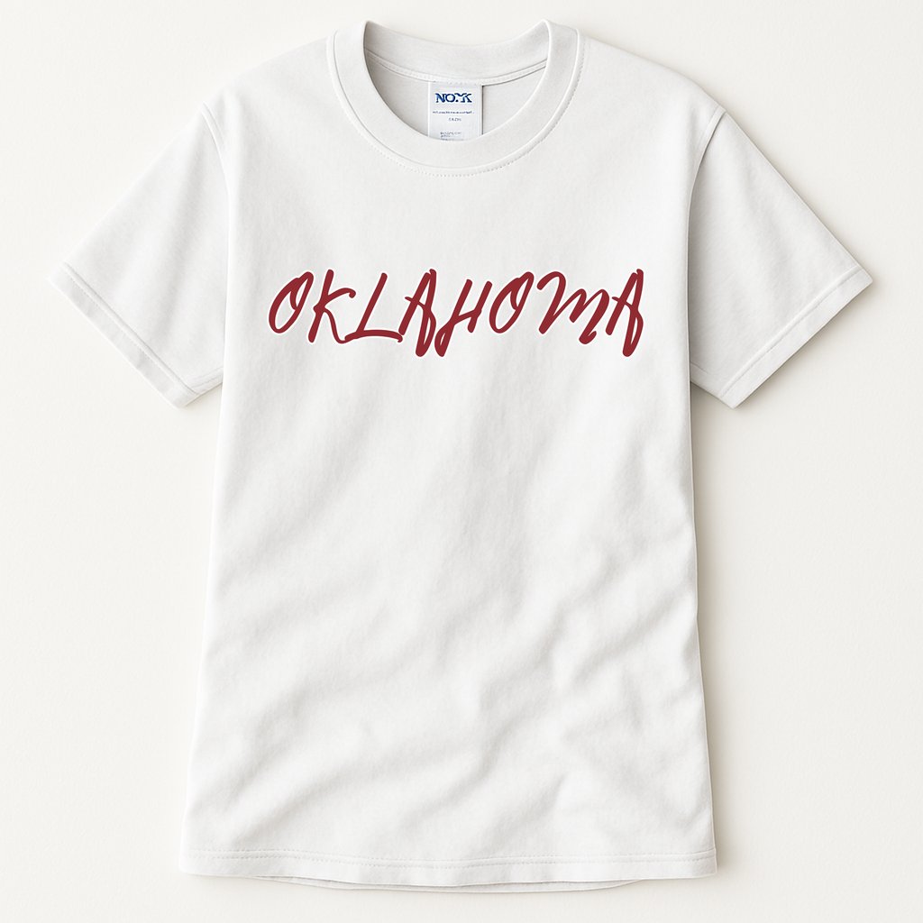 Oklahoma Vintage Cursive College Tall T-Shirt