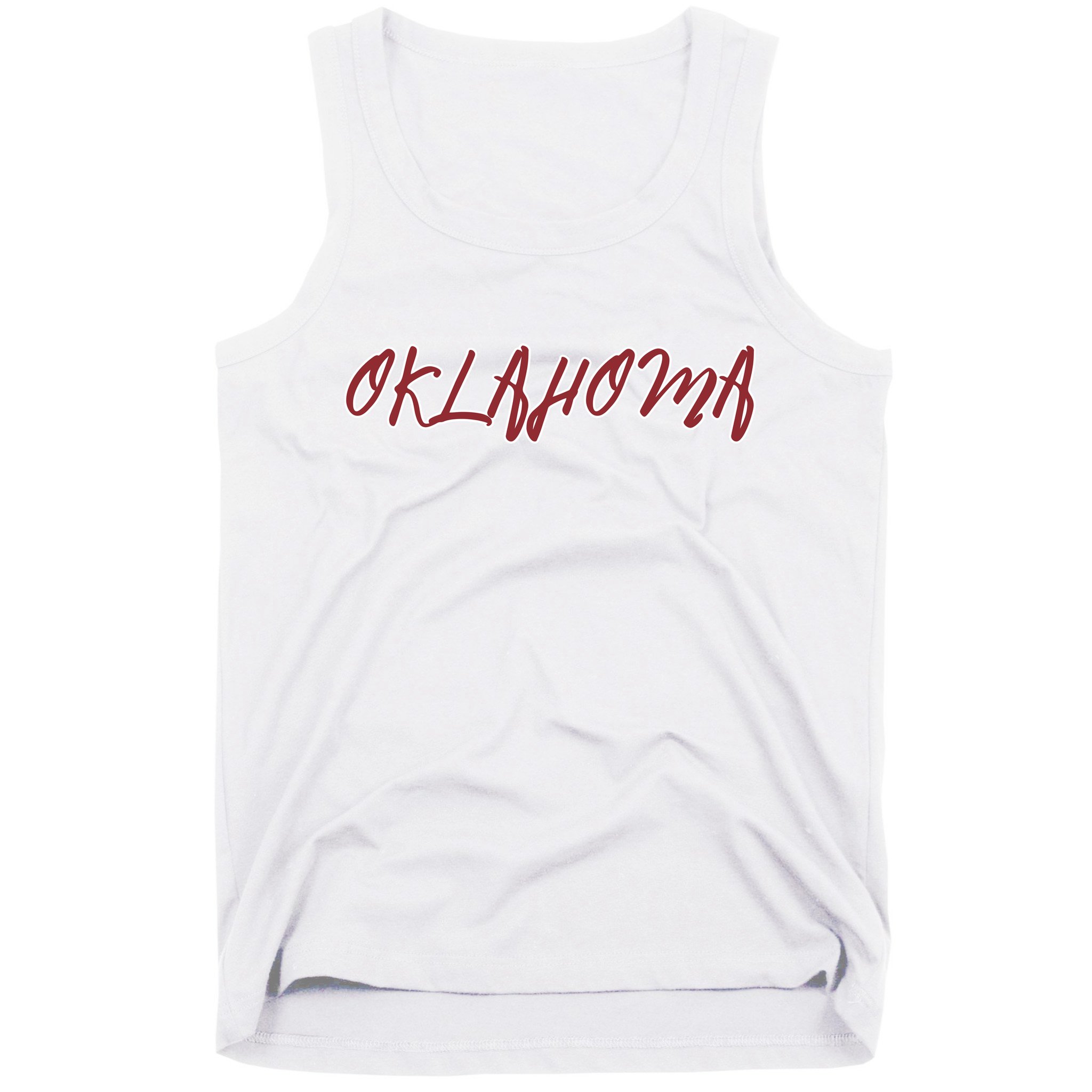 Oklahoma Vintage Cursive College Tank Top