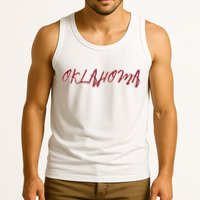 Oklahoma Vintage Cursive College Tank Top