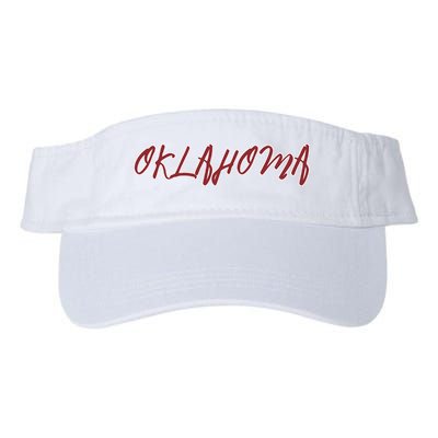 Oklahoma Vintage Cursive College Visor