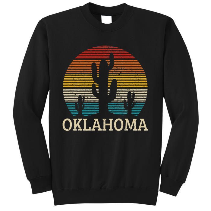 Oklahoma Vintage Cactus Desert Souvenir Gift Sweatshirt