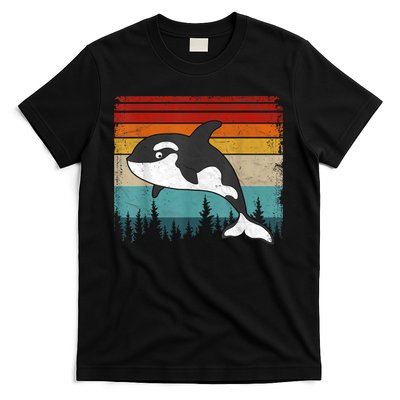 Orca Vintage Distressed Retro Style Cool Orca T-Shirt
