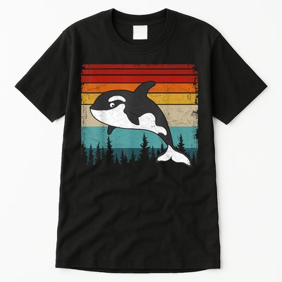 Orca Vintage Distressed Retro Style Cool Orca Tall T-Shirt