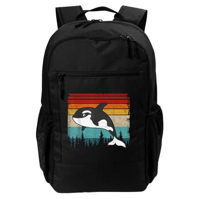 Orca Vintage Distressed Retro Style Cool Orca Backpack