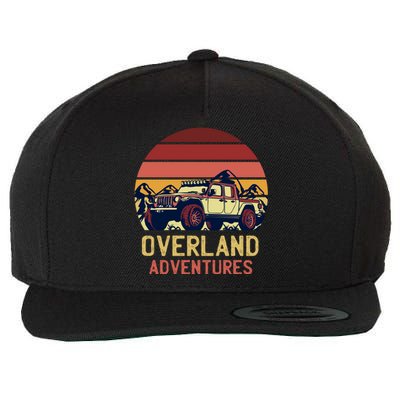 Overland Adventures Wool Snapback Cap