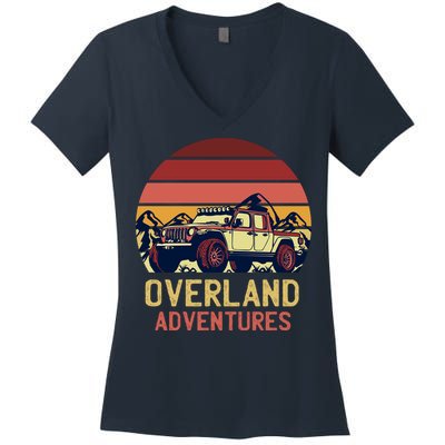 Overland Adventures Women's V-Neck T-Shirt