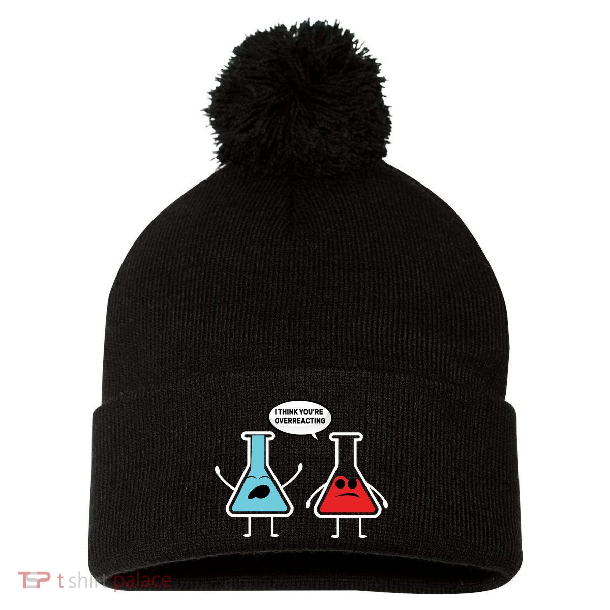 Overreacting Pom Pom 12in Knit Beanie