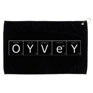 Oy Vey Funny Jiddian Hebrew Jewish Grommeted Golf Towel