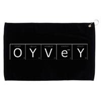 Oy Vey Funny Jiddian Hebrew Jewish Grommeted Golf Towel