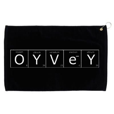 Oy Vey Funny Jiddian Hebrew Jewish Grommeted Golf Towel