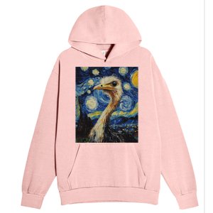 Ostrich Van Gogh Style Starry Night Urban Pullover Hoodie