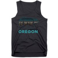 Oregon Vintage Grizzly Bear Nature Hiking Souvenir Tank Top