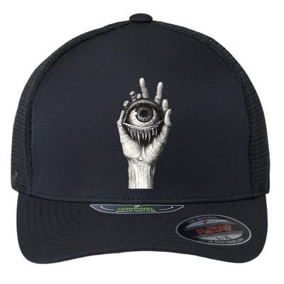 Obscure Visions Goth Alt Macabre Creepy Flexfit Unipanel Trucker Cap