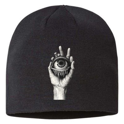 Obscure Visions Goth Alt Macabre Creepy Sustainable Beanie