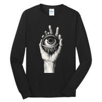Obscure Visions Goth Alt Macabre Creepy Tall Long Sleeve T-Shirt