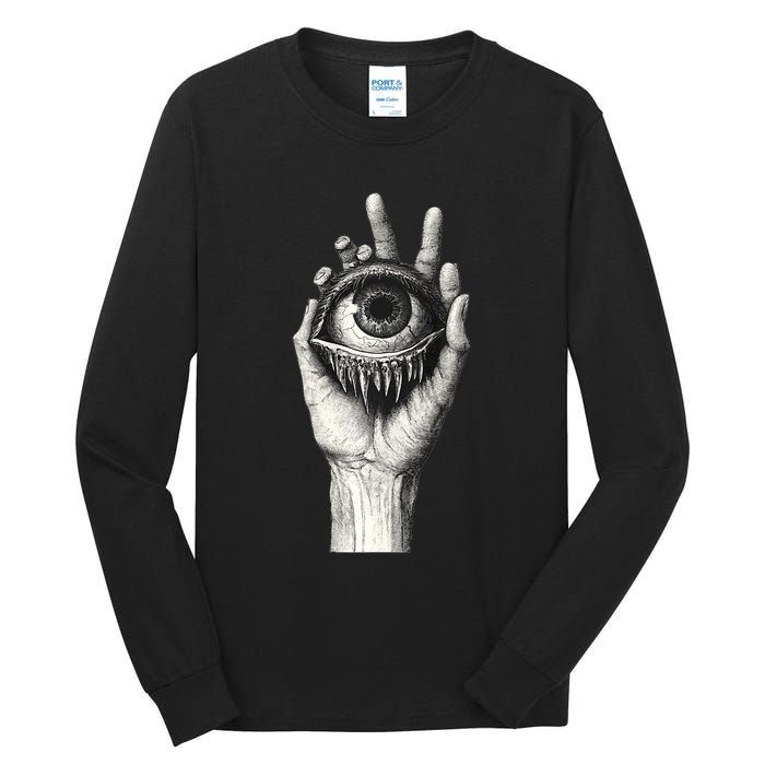 Obscure Visions Goth Alt Macabre Creepy Tall Long Sleeve T-Shirt
