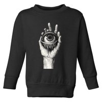 Obscure Visions Goth Alt Macabre Creepy Toddler Sweatshirt