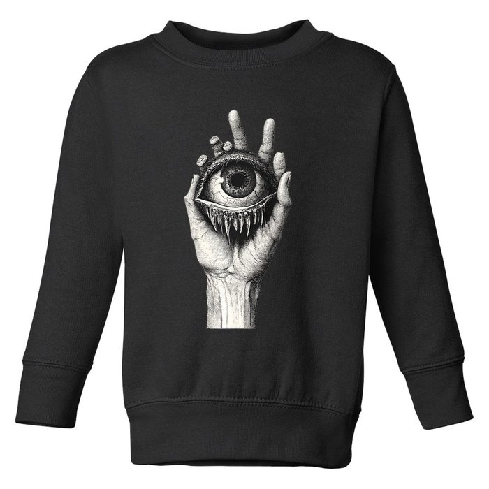 Obscure Visions Goth Alt Macabre Creepy Toddler Sweatshirt