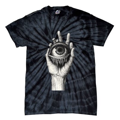 Obscure Visions Goth Alt Macabre Creepy Tie-Dye T-Shirt