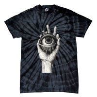 Obscure Visions Goth Alt Macabre Creepy Tie-Dye T-Shirt
