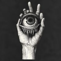 Obscure Visions Goth Alt Macabre Creepy Microfiber Hand Towel