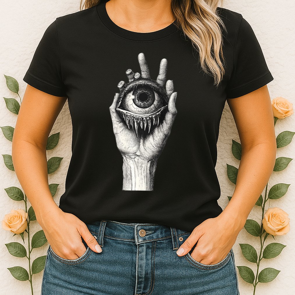 Obscure Visions Goth Alt Macabre Creepy Womens T-Shirt