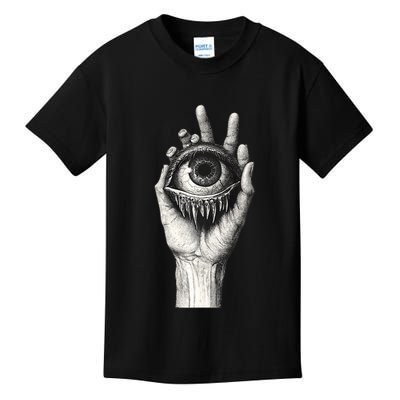 Obscure Visions Goth Alt Macabre Creepy Kids T-Shirt